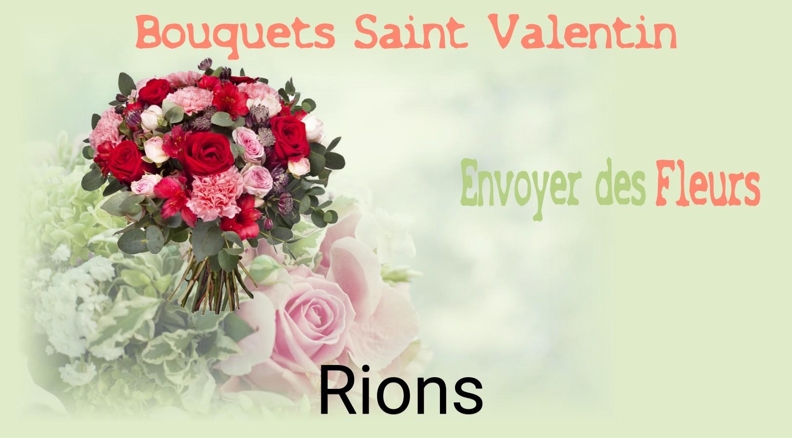 Roses de Saint-Valentin livrées à Rions